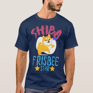 Shiba Frisbee Niedlich Kawaii Shiba Inu Frisbee T-Shirt