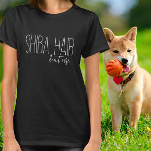 Shiba Hair kümmert Hund nicht lange T-Shirt