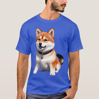 Shiba Hund Retrofreund T-Shirt
