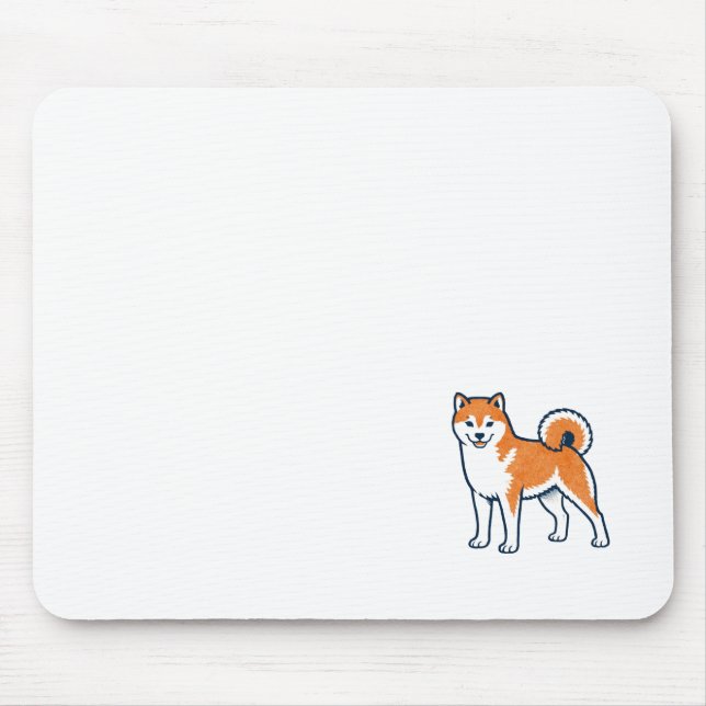 Shiba Inu ー Standing Mousepad (Vorne)