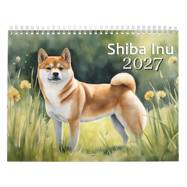 Shiba Inu 2027 Kalender (Titelbild)