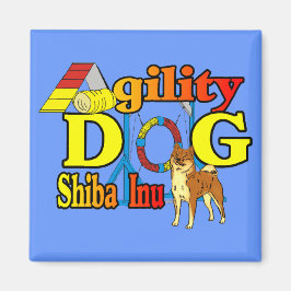 Shiba Inu Agility Magnet