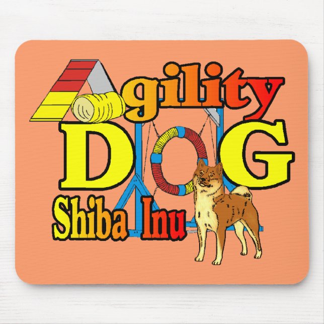 Shiba Inu Agility Mousepad (Vorne)