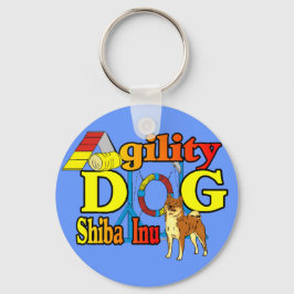 Shiba Inu Agility Schlüsselanhänger