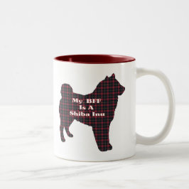 Shiba Inu BESTE FREUNDIN Geschenke Zweifarbige Tasse