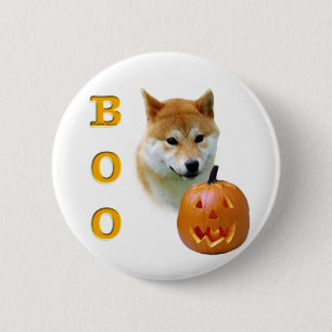 Shiba Inu Boo Button