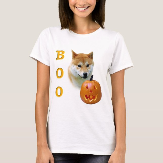 Shiba Inu Boo T-Shirt (Vorderseite)