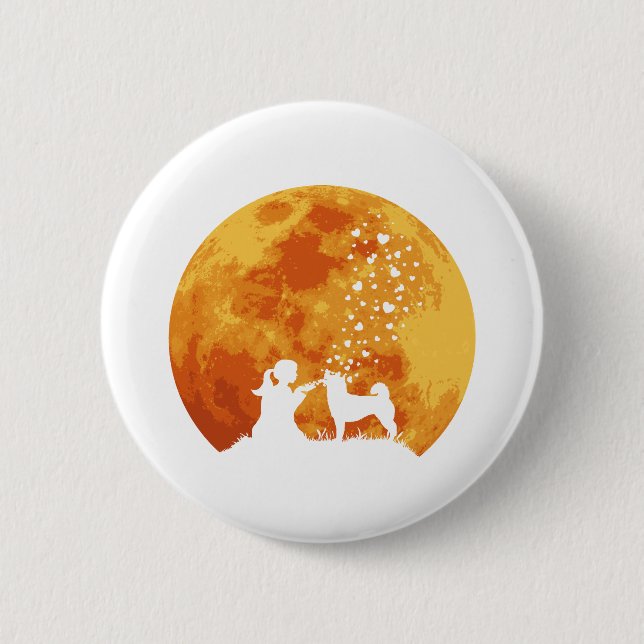Shiba Inu Button (Vorderseite)