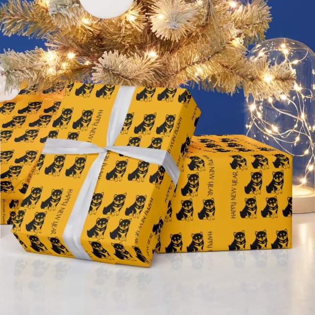 Shiba Inu Chinese Dog Year 2018 G Wrapping Paper Geschenkpapier (Feiertage)