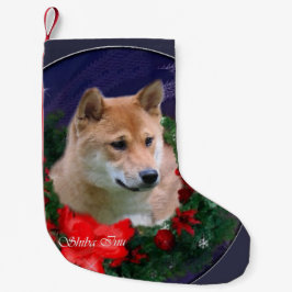 Shiba Inu Christmas Kleiner Weihnachtsstrumpf