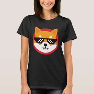 Shiba Inu Coin Doge Killer Shiba Inu Crypto Shades T-Shirt