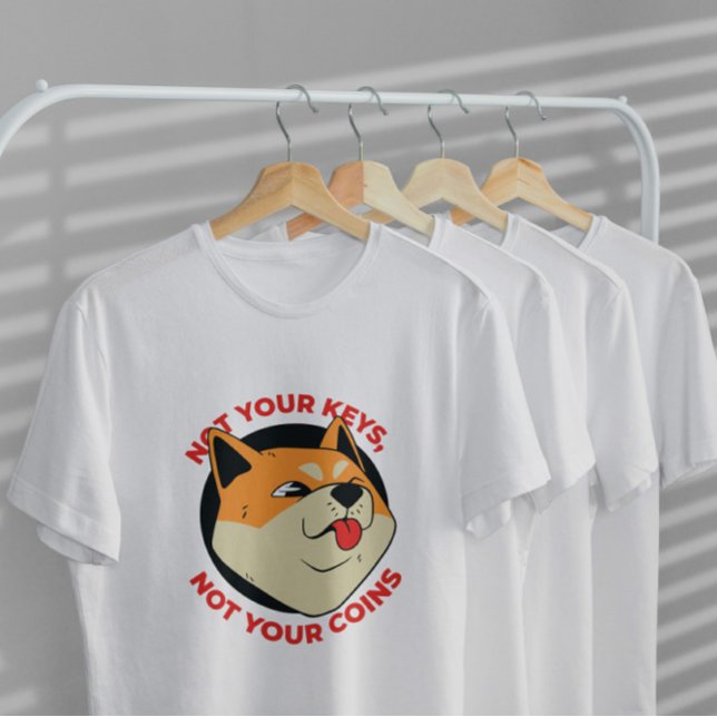 Shiba Inu Coin Funny Zitat T-Shirt (Von Creator hochgeladen)
