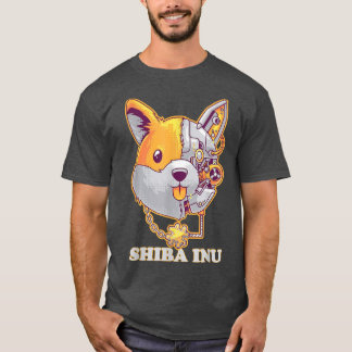 Shiba Inu Coin Krypto Token Kryptowährung Brieftas T-Shirt