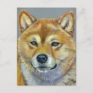 Shiba Inu Dog Art - Suki Postkarte