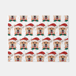 Shiba Inu Dog Breed Christmas Stars Fußmatte
