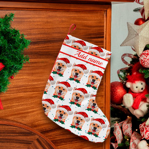 Shiba Inu Dog Breed Christmas Stars Kleiner Weihnachtsstrumpf