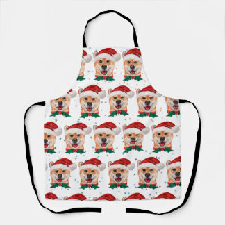 Shiba Inu Dog Breed Christmas Stars Schürze