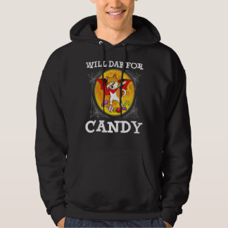 Shiba Inu Dog Dabbing Moon Bat wird Vater für Süßi Hoodie