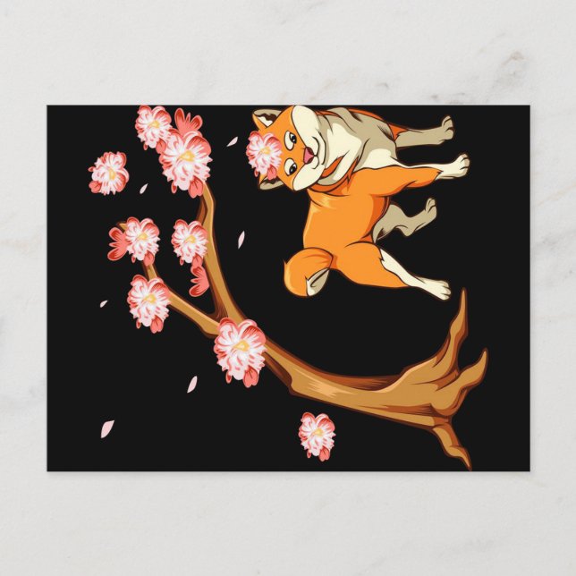 Shiba Inu Dog Funny | Sinnvolles Geschenk für den  Ankündigungspostkarte (Vorderseite)