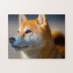 Shiba Inu Dog Jigsaws. Puzzle