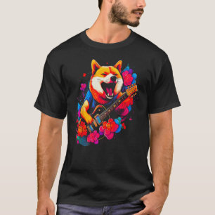 Shiba Inu Dog Music 1 T-Shirt