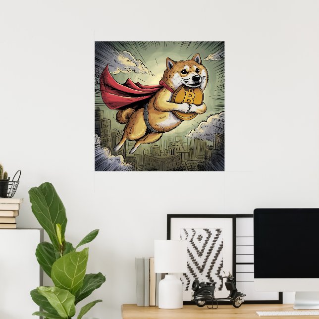 Shiba Inu Dog Poster (Heimbüro)