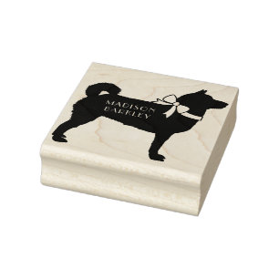Shiba Inu Dog Puppy Gummistempel