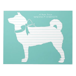 Shiba Inu Dog Puppy Notizblock