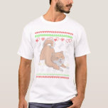 Shiba Inu Dog Santa Claus Ugly Christmas Pattern X T-Shirt<br><div class="desc">Shiba Inu Dog Santa Claus Ugly Christmas Pattern X</div>