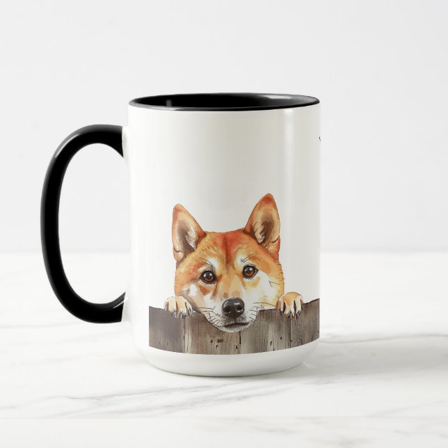 Shiba Inu Dog Tasse (Links)