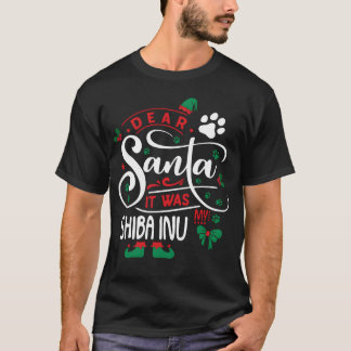 Shiba Inu Dog Weihnachts Hund brüten Geschenk lust T-Shirt