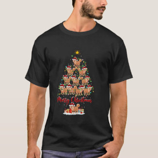 Shiba Inu Dog Xmas Lights Santa Shiba Inu Christma T-Shirt