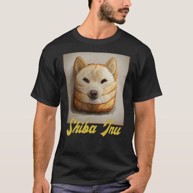 Shiba Inu Doge Meme Loaf Brot Akita Inu Hokkai T-Shirt (Vorderseite)