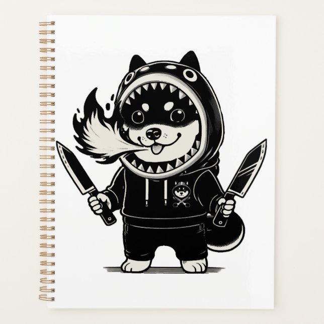 Shiba Inu Drachenbezwinger Planer (Vorderseite)