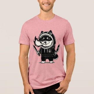 Shiba Inu Drachenbezwinger Tri-Blend Shirt