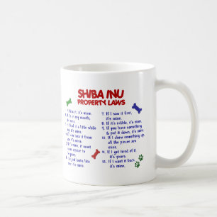 SHIBA INU Eigentums-Gesetze 2 Kaffeetasse
