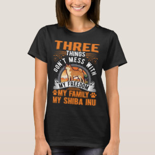 Shiba inu Family Freedom Japanese Shiba T-Shirt