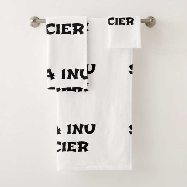 shiba inu fancier badhandtuch set (Insitu)