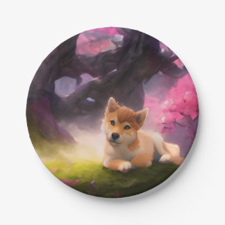 Shiba Inu Fantasy Anime Pappteller