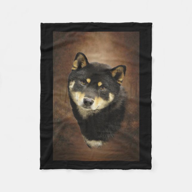 Shiba Inu Fleece-Decke Fleecedecke (Vorderseite)