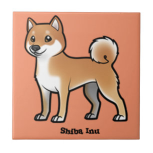 Shiba inu fliese