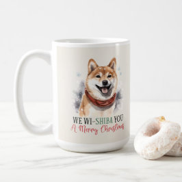 Shiba Inu Funny Dog Pun Weihnachtskaffee Tasse