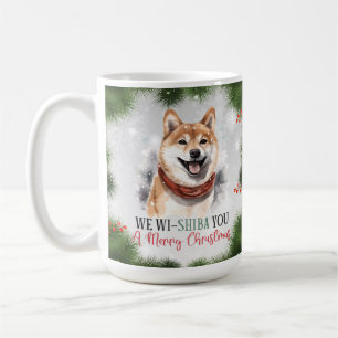 Shiba Inu Funny Dog Pun Weihnachtskaffee Tasse