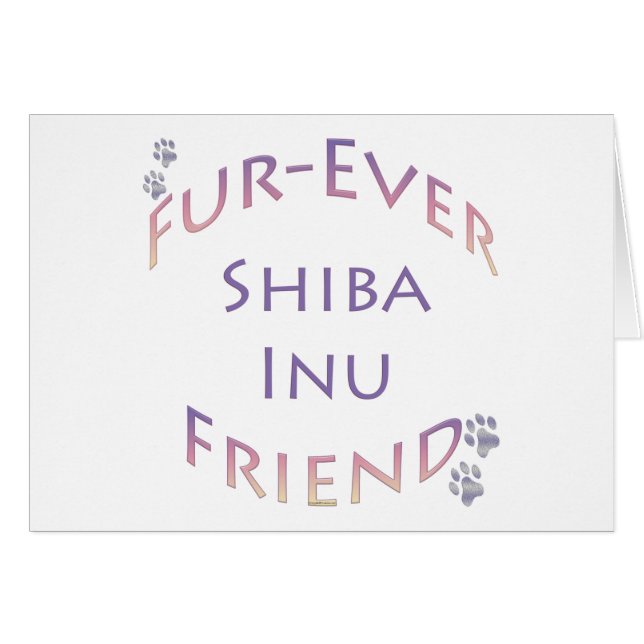 Shiba Inu Furever Friend (Vorderseite (Horizontal))