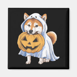 Shiba Inu Geist Hund Halloween Magnet