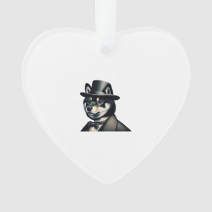 Shiba-Inu-Gentleman Ornament