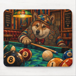 Shiba Inu, geometrisches Mosaik Mousepad