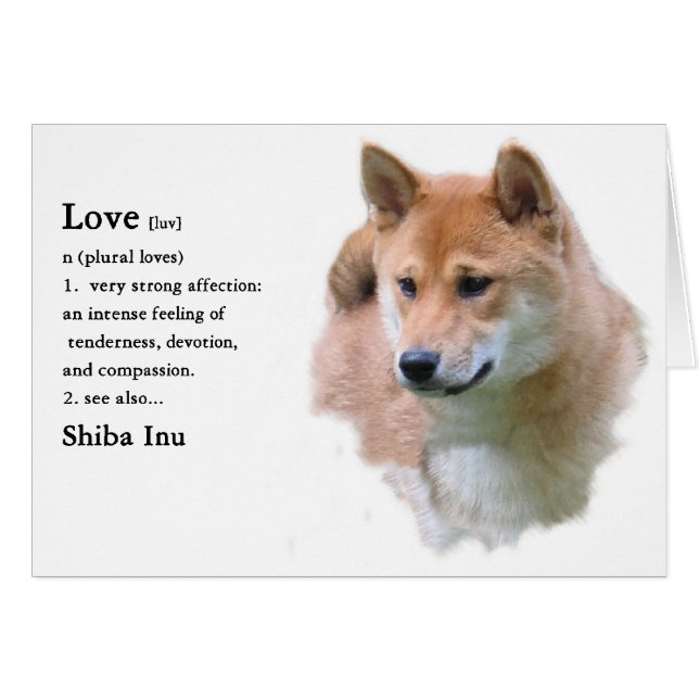 Shiba Inu Geschenke (Vorderseite (Horizontal))
