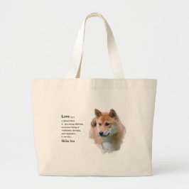 Shiba Inu Geschenke Jumbo Stoffbeutel