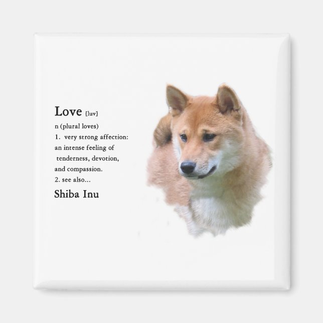 Shiba Inu Geschenke Magnet (Vorne)